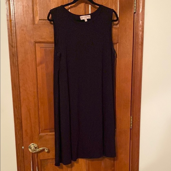 Philosophy Black Sleeveless Midi Dress Size 1XL - Picture 4 of 6